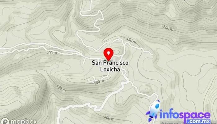 mapa de SAN FRANCISCO DE SALES Iglesia apostólica en San Francisco Loxicha