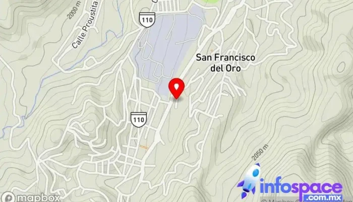 mapa de San Francisco del Oro  en San Francisco del Oro