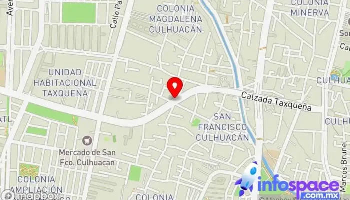 mapa de San Francisco Bus stop en Ciudad de México