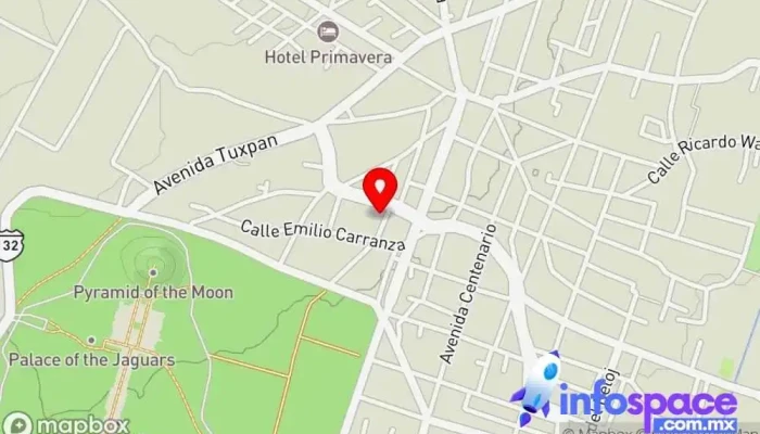 mapa de San Francisco Mazapa Proveedor de servicios de Internet en San Martín de las Pirámides