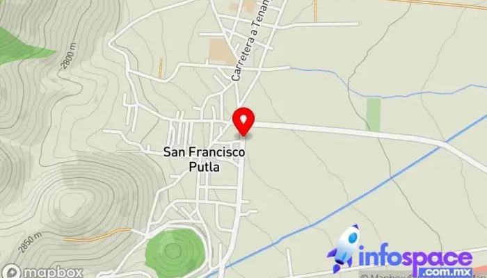 mapa de San Francisco Putla Iglesia en San Francisco Putla
