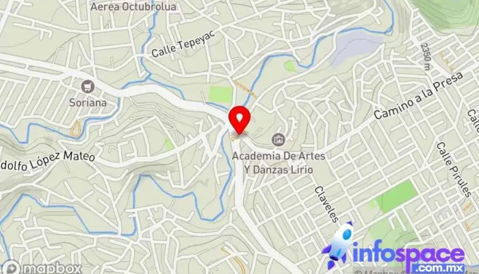 mapa de San Idelfonso Nicolás Romero Bus stop en Cdad. Nicolás Romero