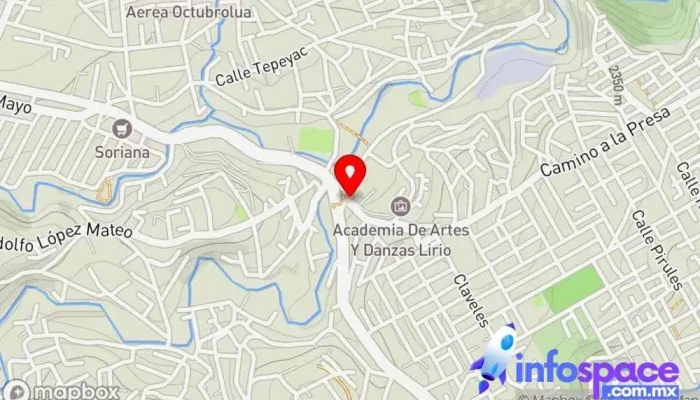 mapa de San Idelfonso Nicolás Romero Bus stop en Cdad. Nicolás Romero