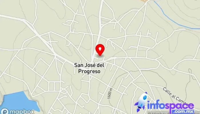mapa de San José del Progreso  en San José del Progreso