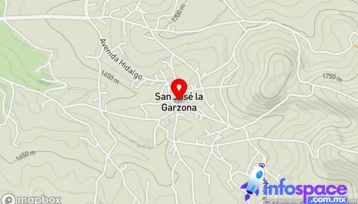 mapa de San José la Garzona  en San José la Garzona