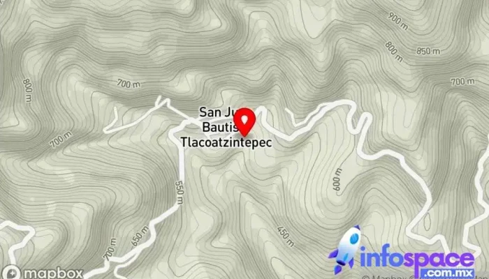 mapa de San Juan Bautista Tlacoatzintepec  en San Juan Bautista Tlacoatzintepec