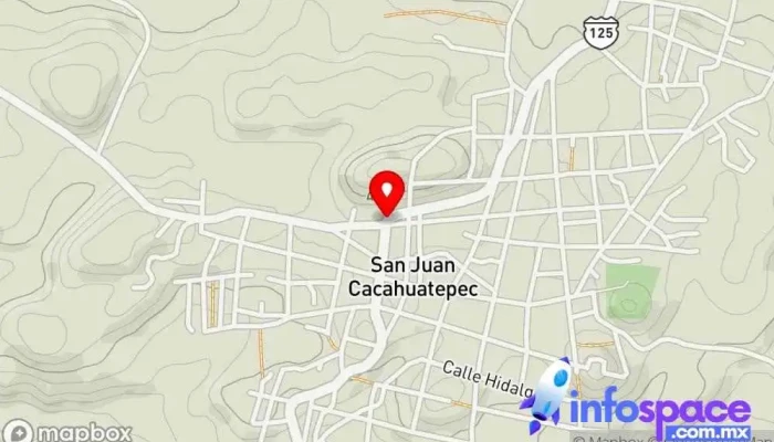 mapa de San Juan Cacahuatepec  en San Juan Cacahuatepec