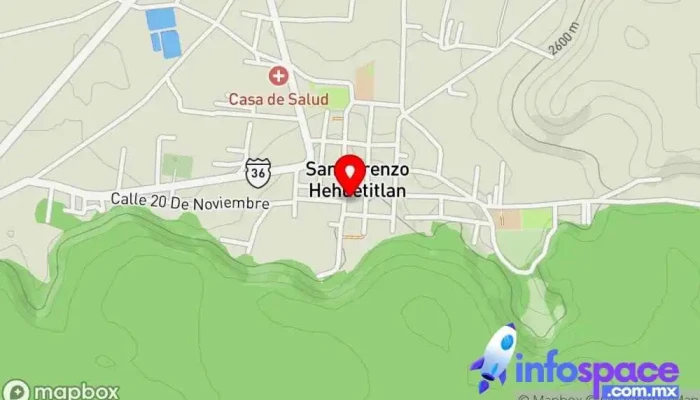 mapa de San Lorenzo Huehuetitlán  en San Lorenzo Huehuetitlán