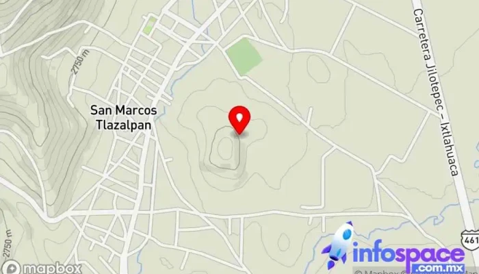 mapa de San Marcos Tlazalpan  en San Marcos Tlazalpan