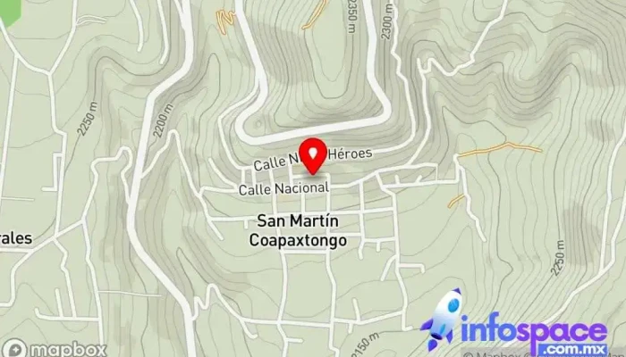 mapa de San Martín Coapaxtongo  en San Martín Coapaxtongo