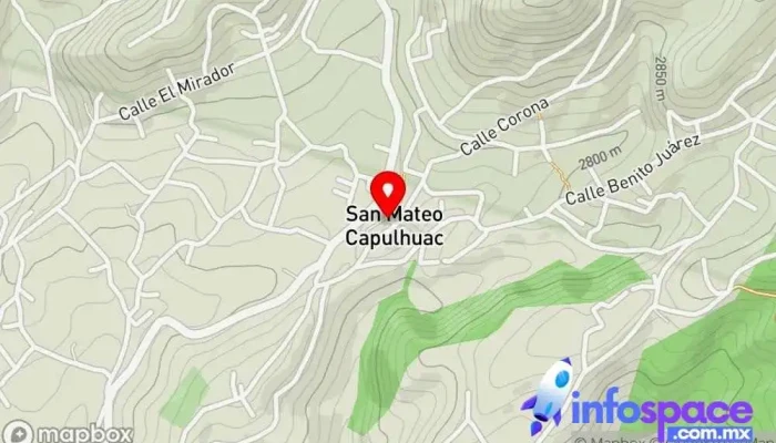 mapa de San Mateo Capulhuac  en San Mateo Capulhuac
