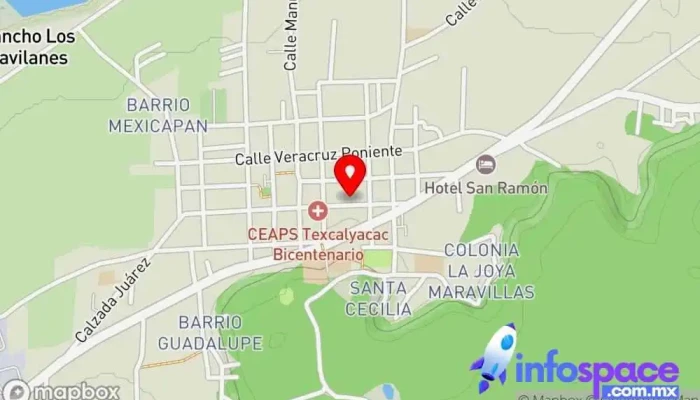 mapa de San Mateo Texcalyacac  en San Mateo Texcalyacac