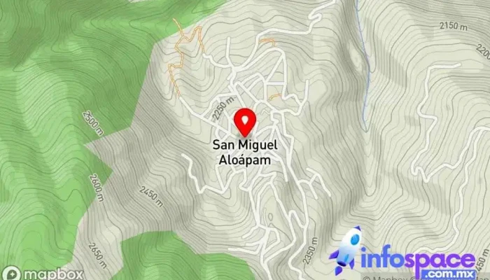 mapa de San Miguel Aloápam  en San Miguel Aloápam