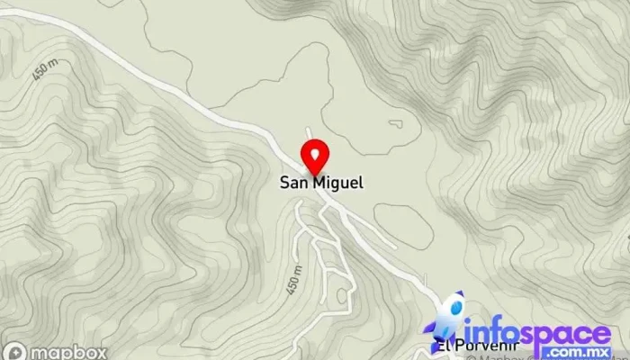 mapa de San Miguel Lachiguiri Alojamiento en Benito Juárez