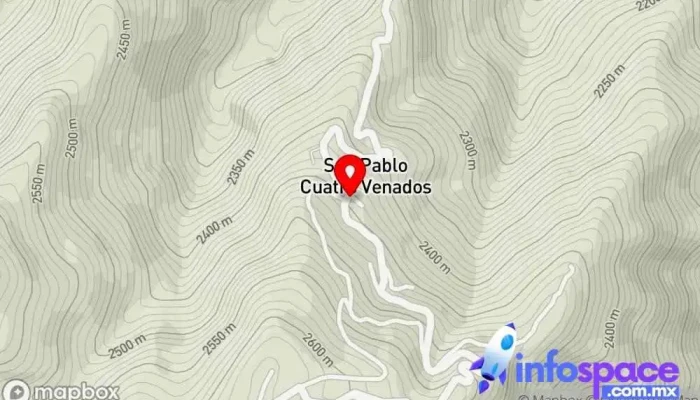 mapa de San Pablo Cuatro Venados  en San Pablo Cuatro Venados
