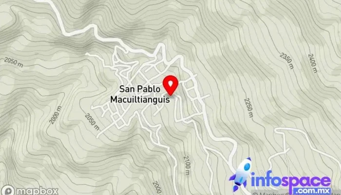 mapa de San Pablo Macuiltianguis Clínica ambulatoria en San Pablo Macuiltianguis