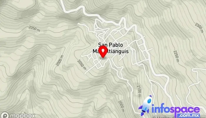 mapa de San Pablo Macuiltianguis  en San Pablo Macuiltianguis