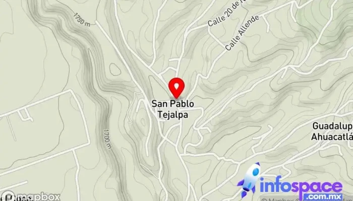 mapa de San Pablo Tejalpa  en San Pablo Tejalpa