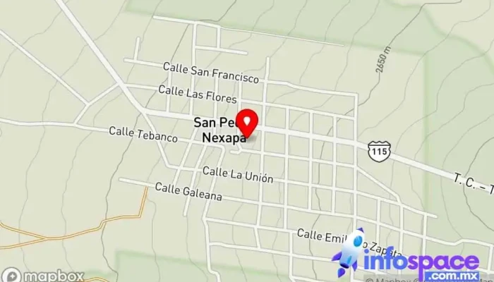 mapa de San Pedro Nexapa  en San Pedro Nexapa