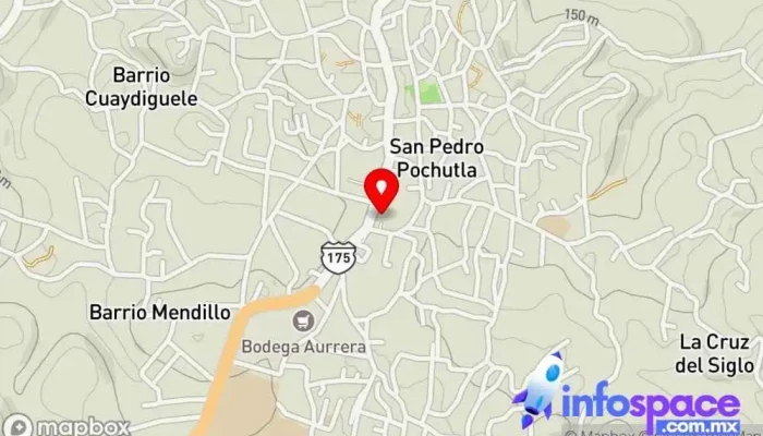mapa de San Pedro Pochutla Estación de autobuses en San Pedro Pochutla