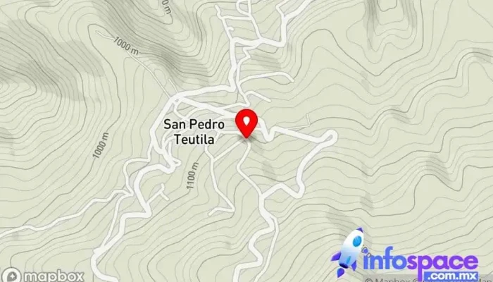 mapa de San Pedro Teutila  en San Pedro Teutila