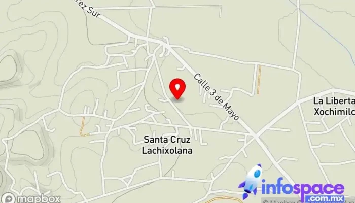 mapa de Santa Cruz Lachixolana  en Santa Cruz Lachixolana