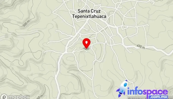mapa de Santa Cruz Tepenixtlahuaca  en Santa Cruz Tepenixtlahuaca