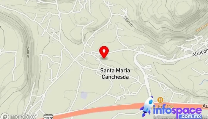 mapa de Santa María Canchesda  en Santa María Canchesda