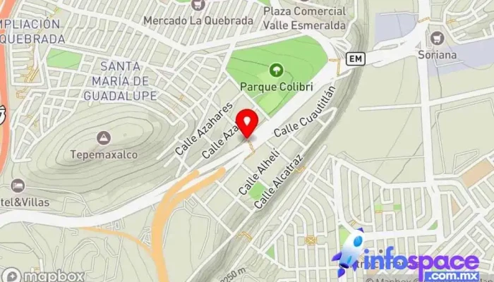 mapa de Santa María de Guadalupe Bus stop en Cuautitlán Izcalli