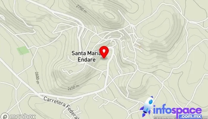 mapa de Santa María Endare  en Santa María Endare