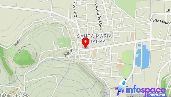 mapa de Santa María Jajalpa  en Santa María Jajalpa