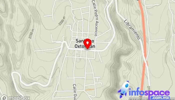 mapa de Santiago Oxtotitlán  en Santiago Oxtotitlán