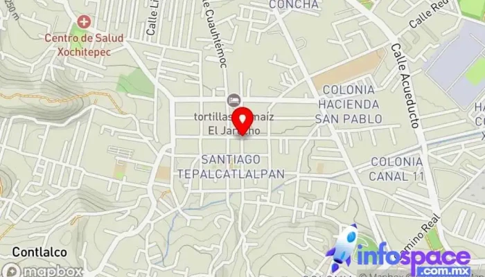 mapa de Santiago (Terminal) Bus stop en Ciudad de México