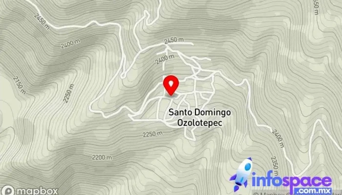 mapa de Santo Domingo Ozolotepec  en Santo Domingo Ozolotepec