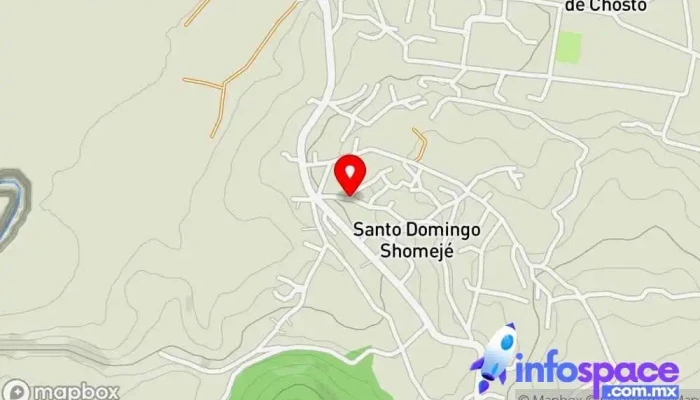 mapa de Santo Domingo Shomegé  en Santo Domingo Shomegé