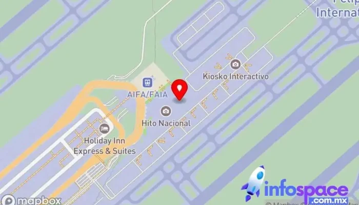 mapa de SENASICA-OISA AIFA TERMINAL (TURISTICO) Oficina de la Administración en Estado de México