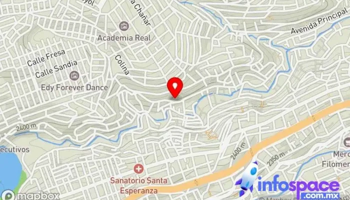 mapa de sitio la terminal Servicio de transporte en Naucalpan de Juárez