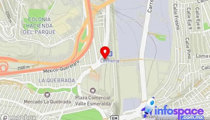 mapa de Suburbano estación lecheria Servicio de transporte en Cuautitlán Izcalli