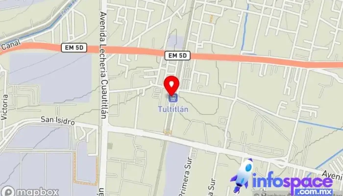 mapa de Suburbano Tultitlan Oficinas de empresa en Cuautitlán Izcalli
