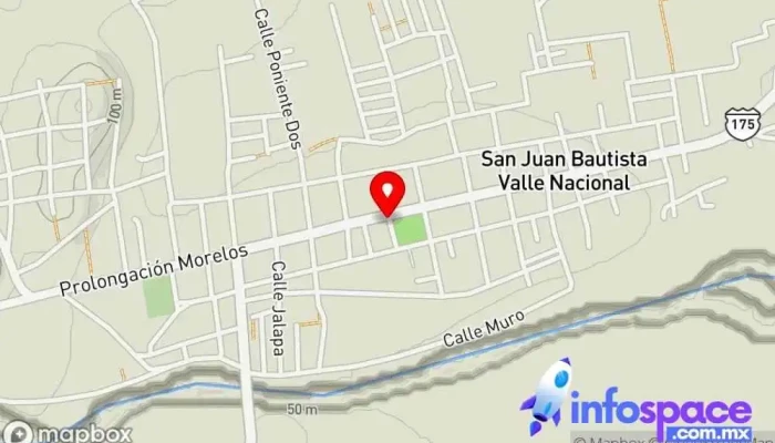 mapa de Super Pixxo 24Hrs y ADO/AU Terminal VALLE NACIONAL Tienda de comestibles mayorista en San Juan Bautista Valle Nacional