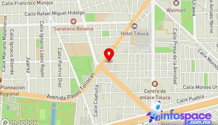 mapa de Taxis Santiago tianguistenco Servicio de transporte en Toluca de Lerdo