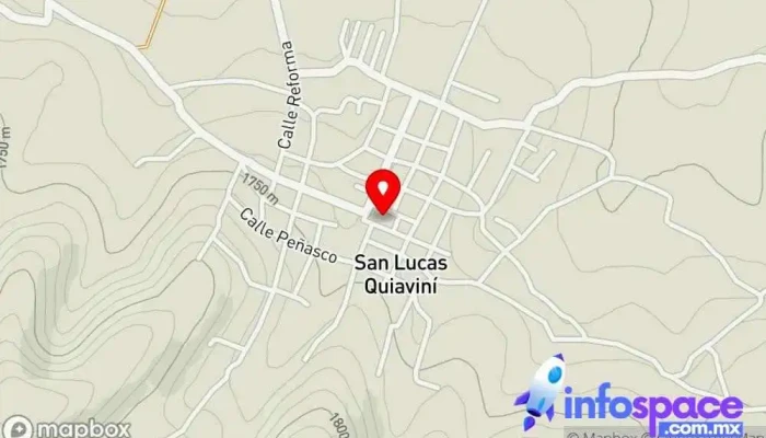 mapa de Templo de San Lucas Iglesia en San Lucas Quiaviní