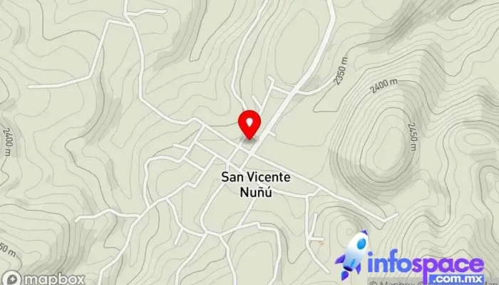 mapa de Templo De San Vicente Ferrer Iglesia católica en San Vicente Nuñú
