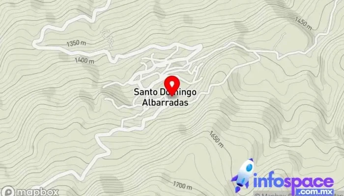 mapa de Templo De Santo Domingo Albarradas Iglesia en Santo Domingo Albarradas