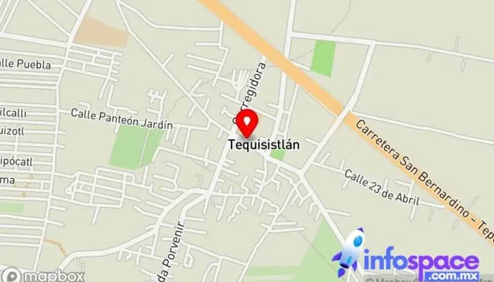 mapa de Tequisistlán  en Tequisistlán