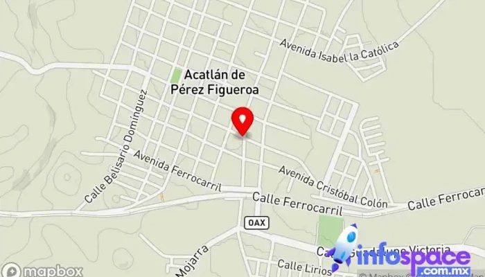 mapa de Terminal Acatlan Oax. Terranova  en Acatlán de Pérez Figueroa