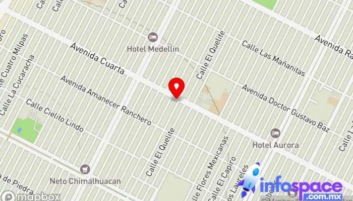 mapa de Terminal Autobuses Amao 4ta entre Sor Juana y Villada Comercio en Cdad. Nezahualcóyotl