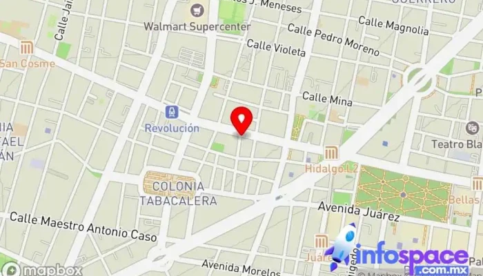 mapa de Terminal Autobuses Halcón de Huixtepec Oaxaca Empresa de autobuses en Cuauhtémoc, Ciudad de México