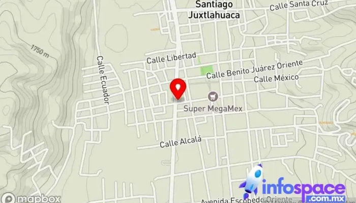 mapa de Terminal Carrizal Empresa de autobuses en Santiago Juxtlahuaca