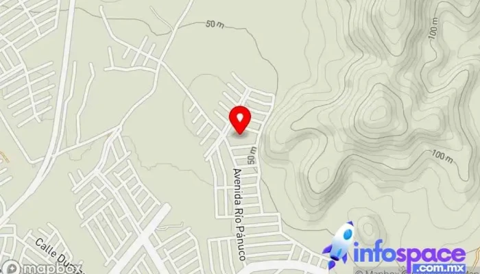 mapa de Terminal Cerritos-Pradera Oficinas de empresa en Mazatlán